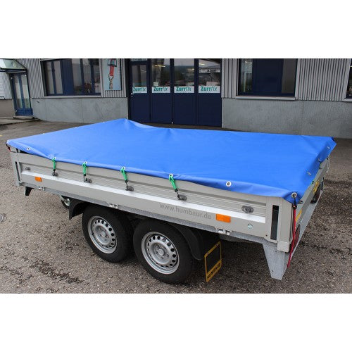 Zurrfix Abdeckplane – 2,5 m × 2,5 m, 650 g/m², Blau, Wasserfest