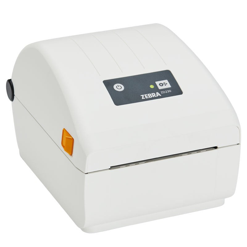 Zebra ZD230 – Etikettendrucker, Thermodirekt, für Etiketten 25,4–112 mm, 203 dpi, 152 mm/s, USB, LAN