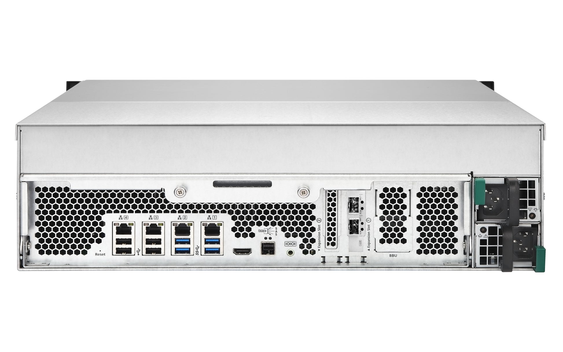 QNAP TVS-EC1280U-SAS-RP-8GE-R2 Allgemeines Speichergerät – SAS 12G/SATA 6G, 12-Bay Xeon E3-1246 v2 3,5 GHz