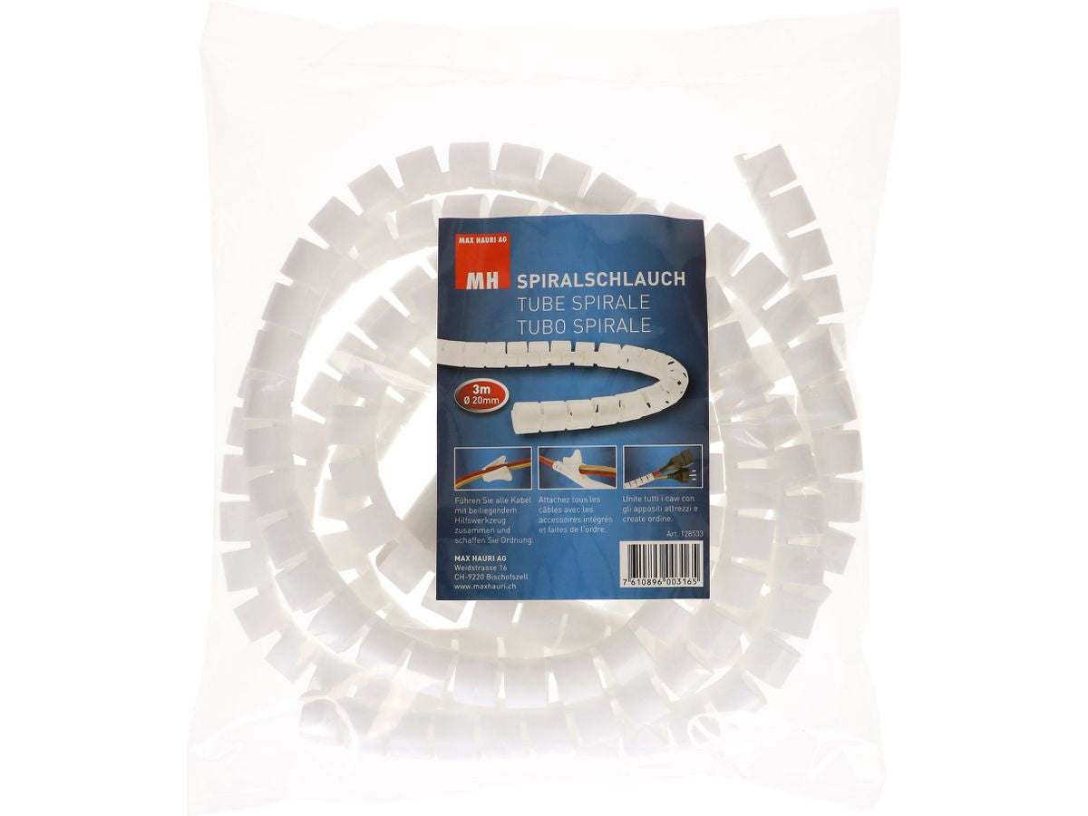 Max Hauri AG Max Hauri Aufbewahrungsbox – Kunststoff – Weiss – Inklusive Steckerleiste – 115 × 121 × 235 mm