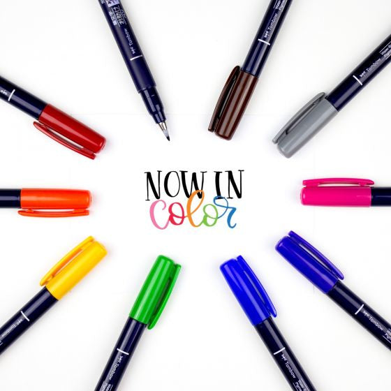 Tombow Brush Pen Fudenosuke, 10 Stk.