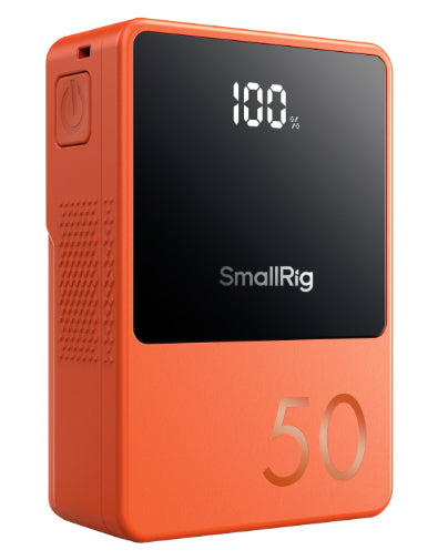 SmallRig VB50 mini V-Mount Akku 14,8 V 3400 mAh 50,00 Wh Li-Ion – für Geräte