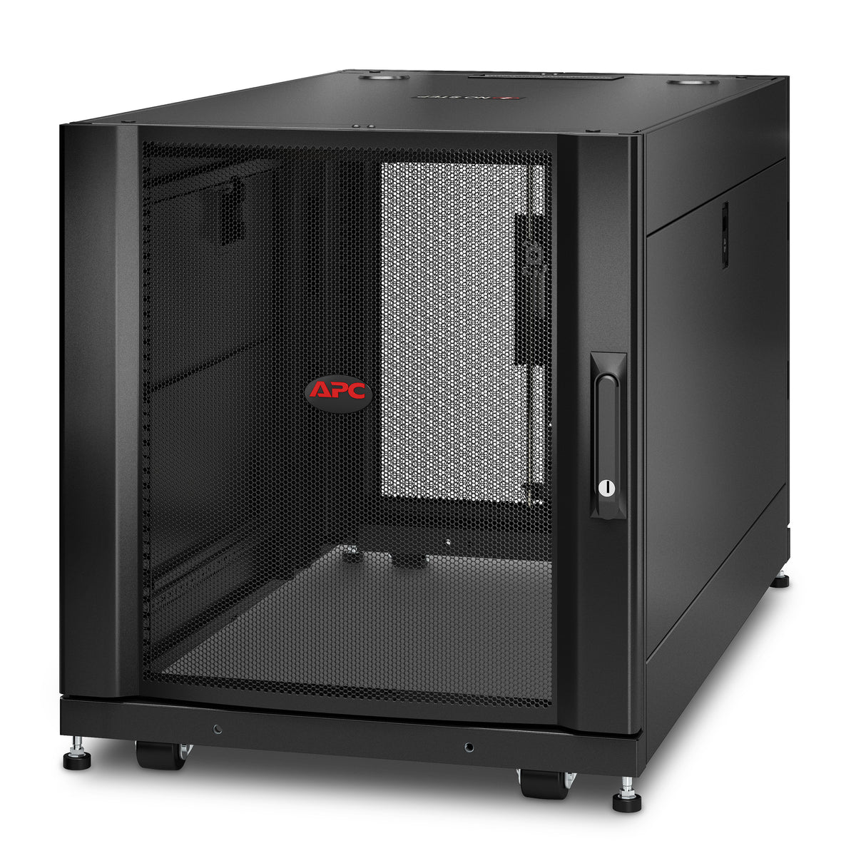 APC NetShelter SX – 19" Netzwerkschrank 12U, IP20, abschliessbar, 600 × 1070 × 658 mm, schwarz
