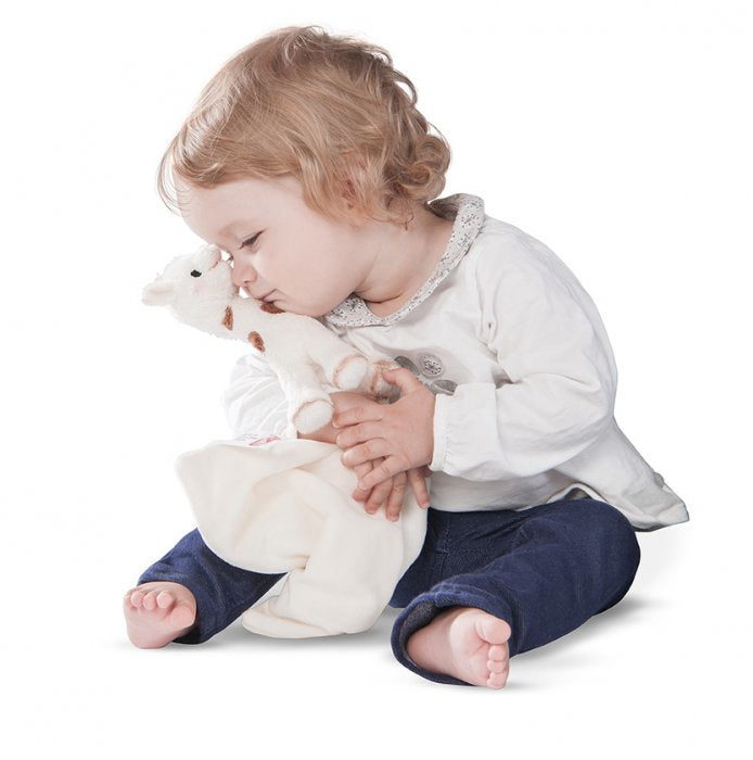 Sophie la girafe Geschenkset Schmusetuch Plüschtier – Giraffe – ab 0 Jahren – Baumwolle – braun/weiss/beige