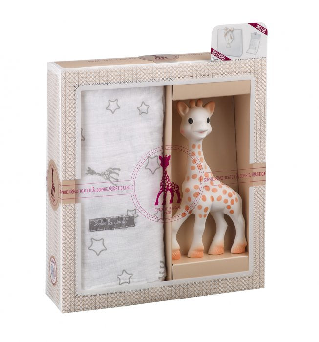 Sophie la girafe Geschenkset Spielfigur – 24,0 × 27,0 × 6,0 cm – ab 0 J. – Kautschuk, Baumwolle – mehrfarbig