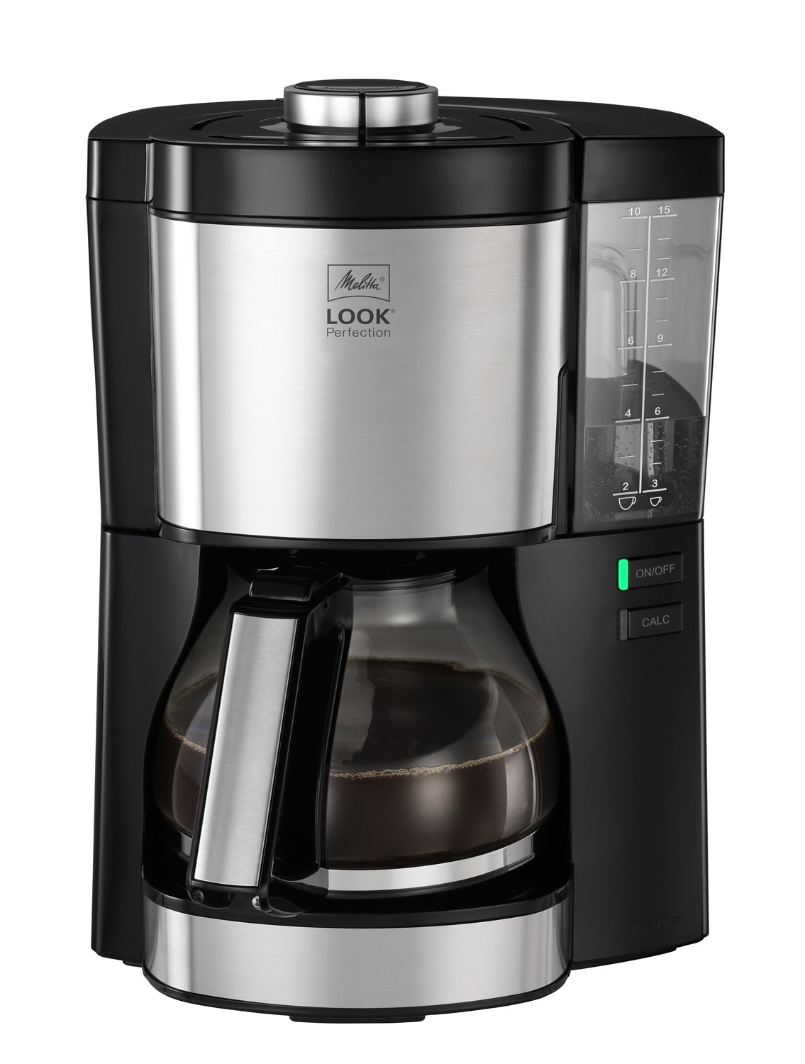 Melitta Look Perfection Filterkaffeemaschine – 10 Tassen, 1,25 l, Schwarz