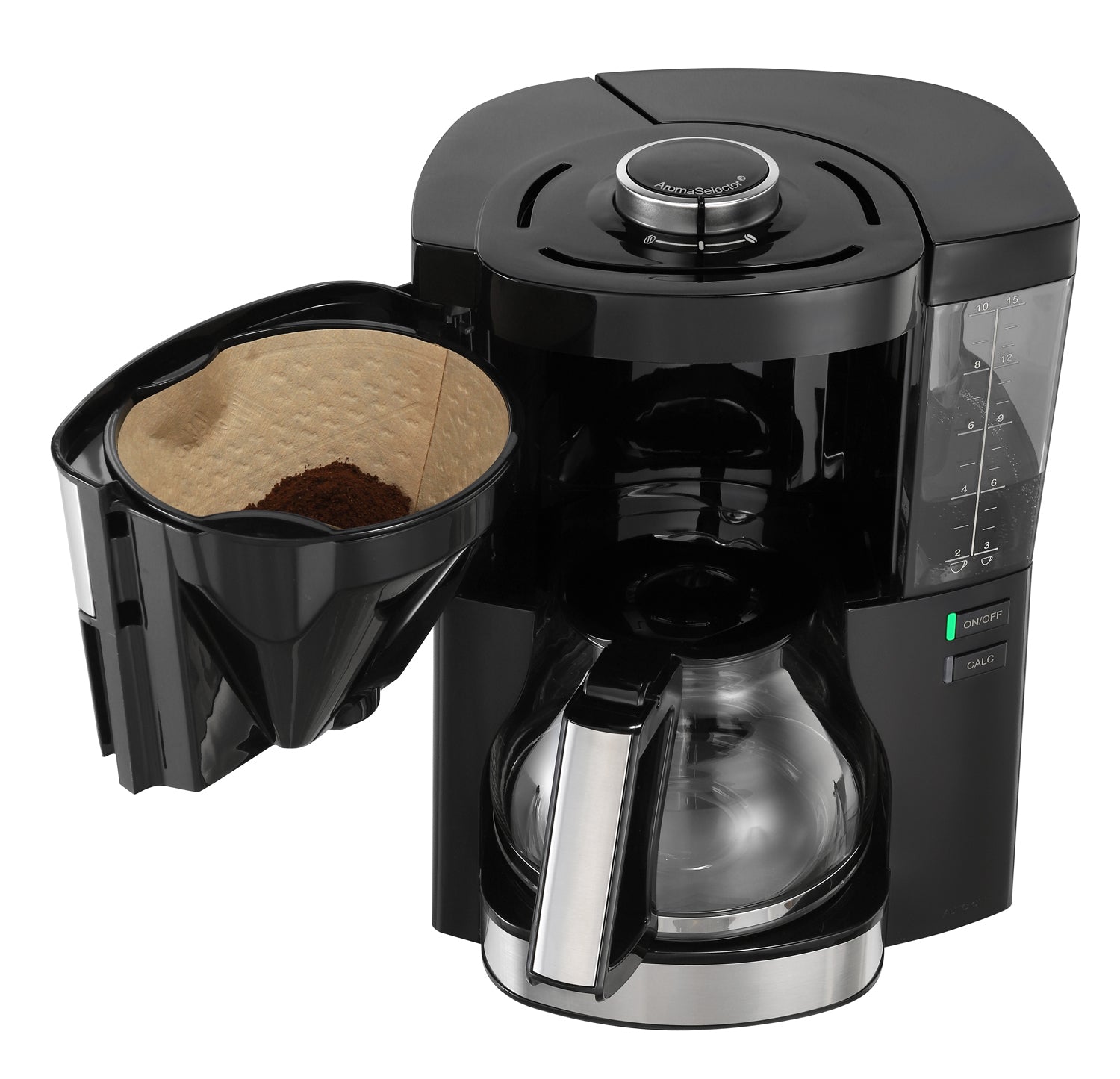 Melitta Look Perfection Filterkaffeemaschine – 10 Tassen, 1,25 l, Schwarz