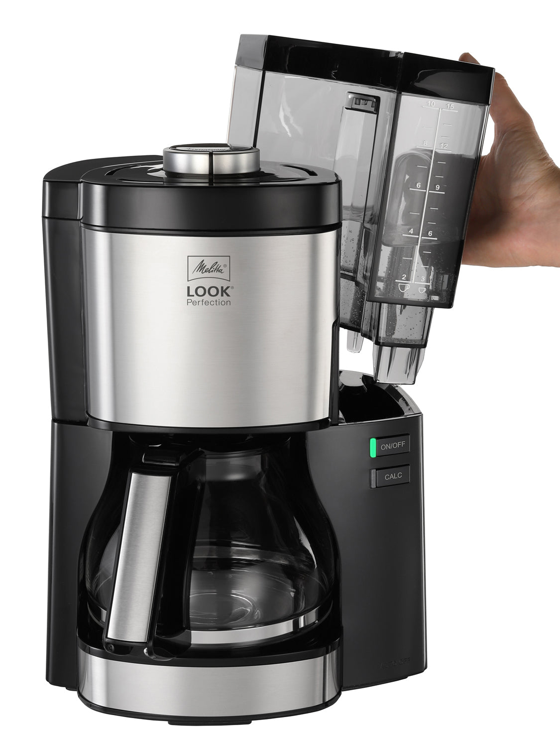 Melitta Look Perfection Filterkaffeemaschine – 10 Tassen, 1,25 l, Schwarz