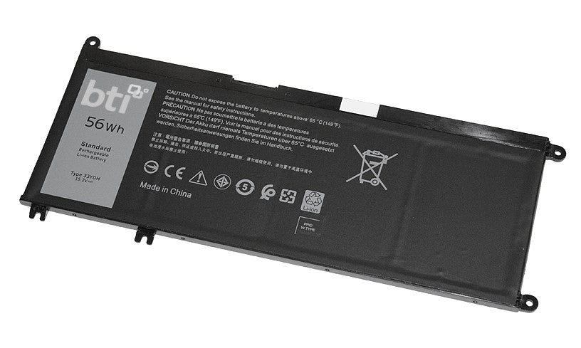 BTI Notebook-Akku – für Dell Inspiron 17 7778 – 56 Wh, 15,2 V (4 Zellen) – Schwarz
