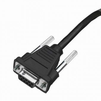 Honeywell 42203758-02E RS-232 Kabel D-Sub 9-polig (m) zu Mini-DIN 4-polig (w) – 2,4 m, Spiralkabel, Schwarz