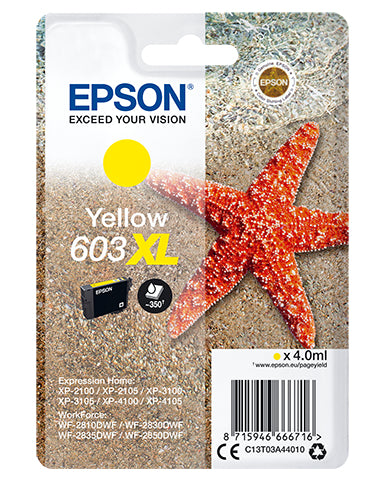 Epson Tintenpatrone C13T03A44010, Gelb