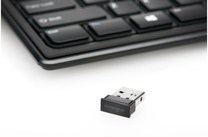 Kensington AdvanceFit – Tastatur, kabellos, ES-Layout (ES), Schwarz
