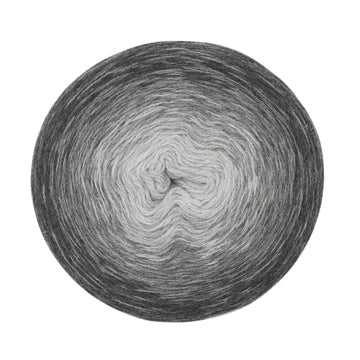 Rico Design Creative Wool Degrade Garn Schurwolle Grau – 200 g, 800 m, Nadel 3,5 mm