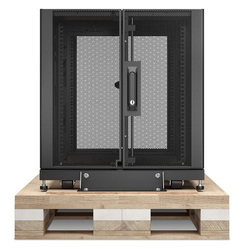 APC NetShelter SX – 19" Netzwerkschrank 12U, abschliessbar, mit Rollen, IP20, 600 × 1070 × 658 mm, schwarz