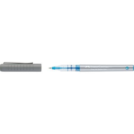 Faber-Castell Free Ink 348147 – Tintenroller, 0,7 mm, Hellblau, Kunststoff, Sortiert