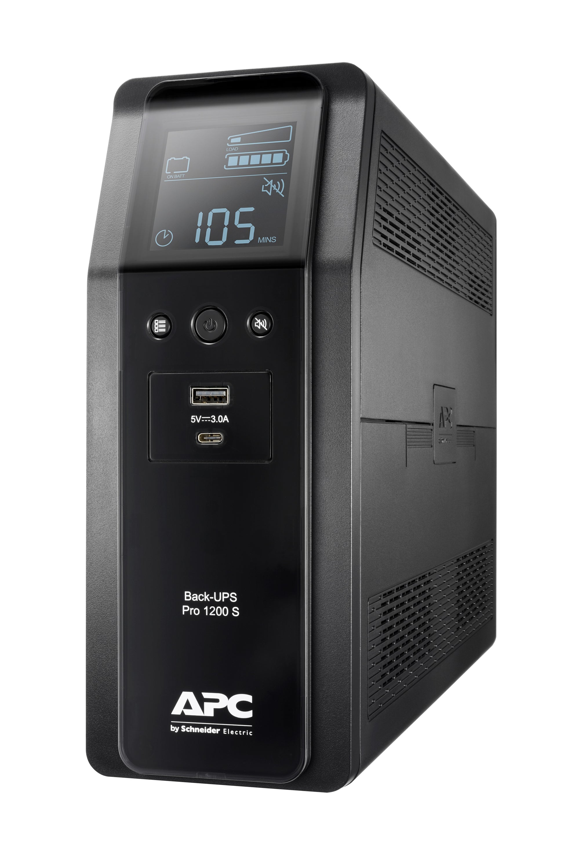 APC BR1200SI USV 1,2 kVA/720 W Line-Interaktiv – Tower – C13×8 – schwarz