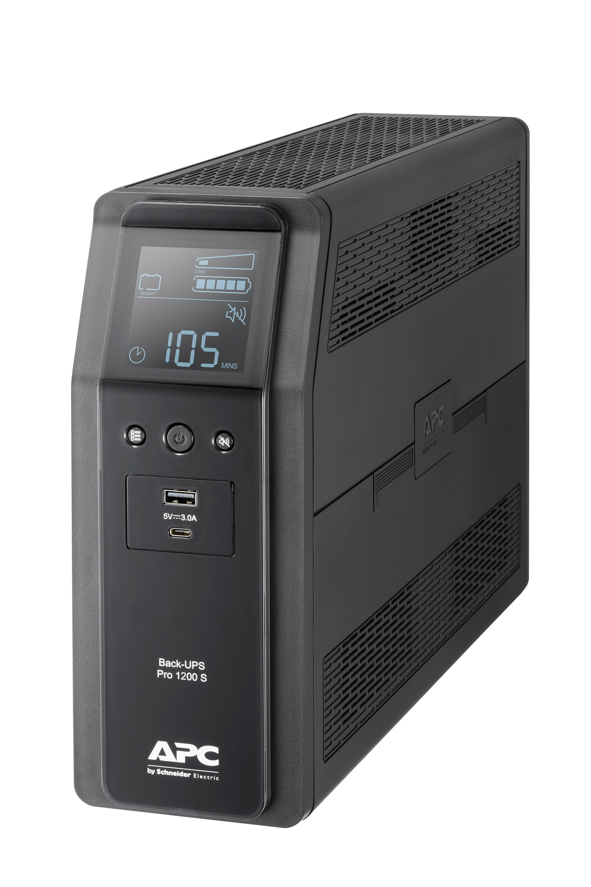 APC BR1200SI USV 1,2 kVA/720 W Line-Interaktiv – Tower – C13×8 – schwarz