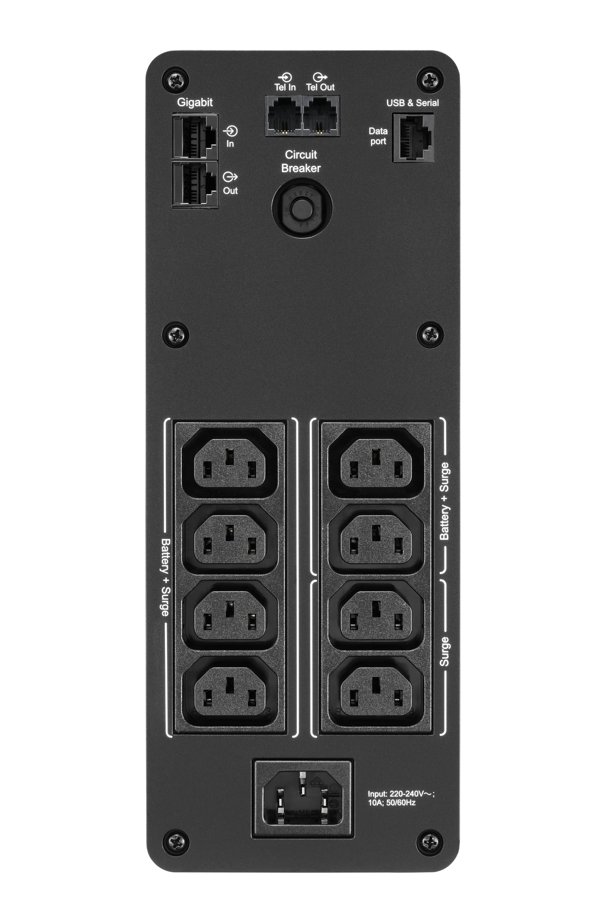 APC BR1200SI USV 1,2 kVA/720 W Line-Interaktiv – Tower – C13×8 – schwarz