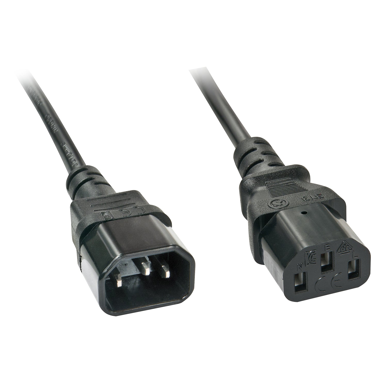 Lindy Netzkabel, IEC C14 auf IEC C13, 2 m