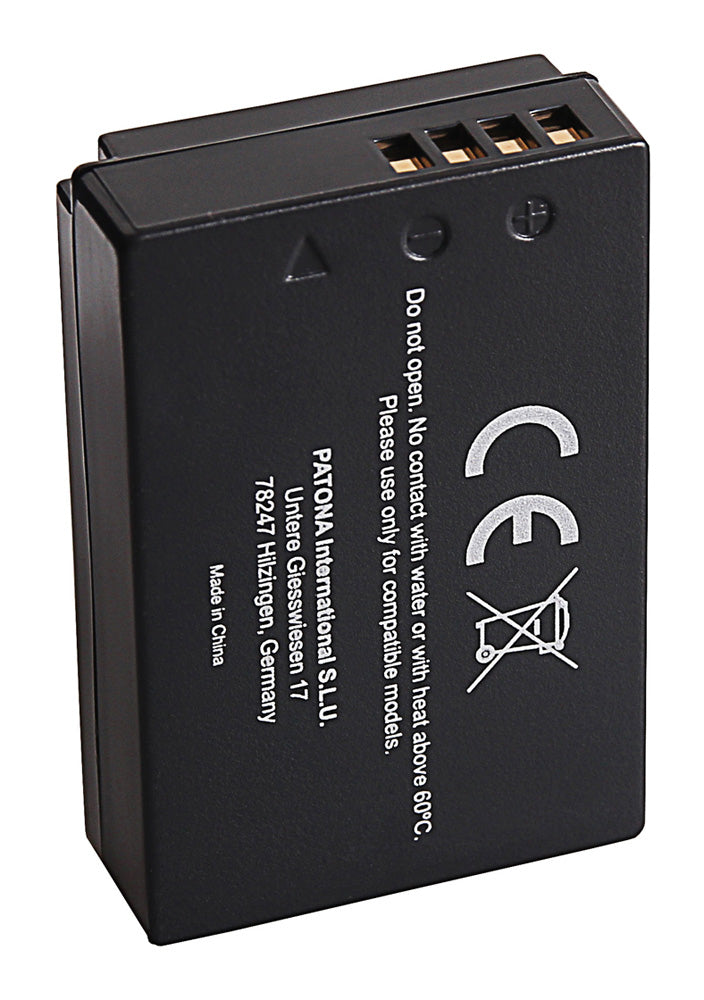 PATONA LP-E12 Akku – 850 mAh, 7,2 V, Lithium-Polymer (LiPo) – für Canon EOS M, EOS M50, EOS M200