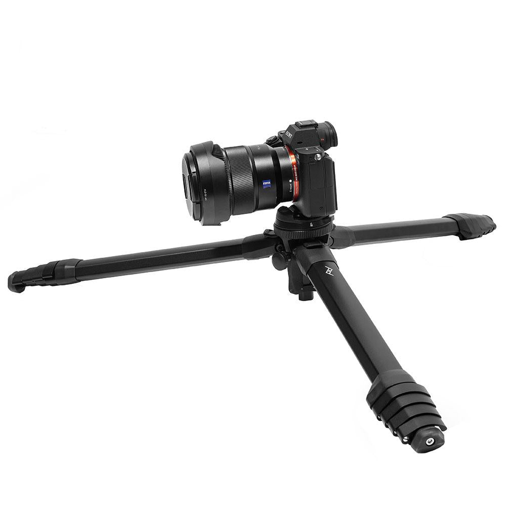 Peak Design Travel Tripod Aluminium Stativ – bis 152,4 cm, 5 Sektionen – Traglast 9,1 kg – Schwarz