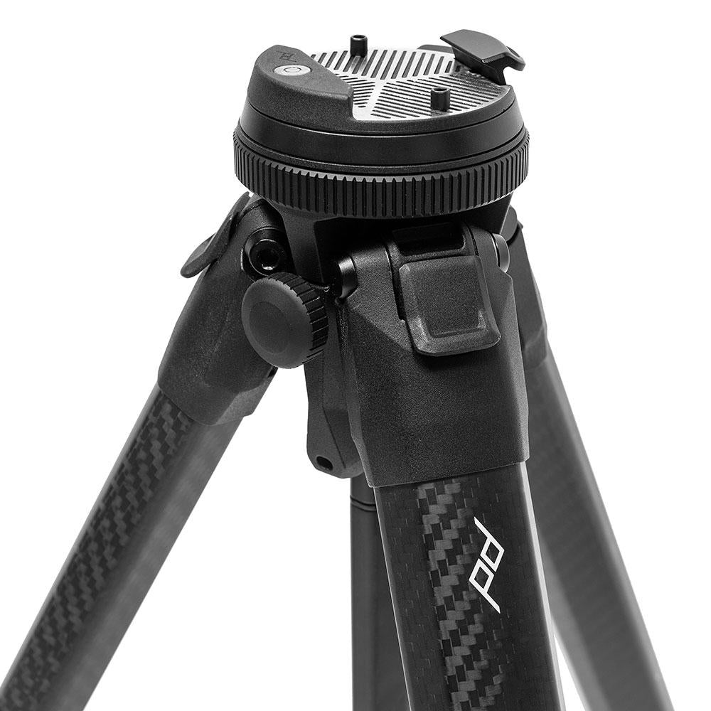 Peak Design Travel Tripod Carbon Reisestativ – Carbon, 5 Sektionen, 152,4 cm max, Traglast 9,1 kg – für Kamera