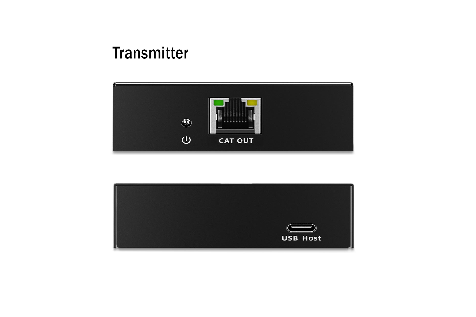 Digitus USB Cat Extender – KVM-Extender-Set, 4-Port (3×USB-A, 1×USB-C), USB 3.0 – bis 100 m über Cat 6a