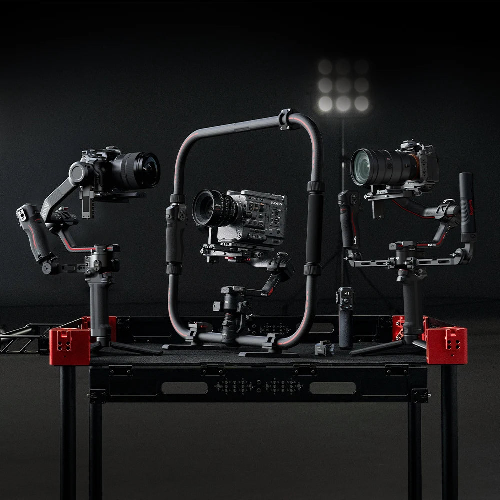 SmallRig 4329 Griff – mit Follow Focus, 0,7 m Kabel – für DJI RS 4, RS 2, RS 3 Pro und andere – Schwarz