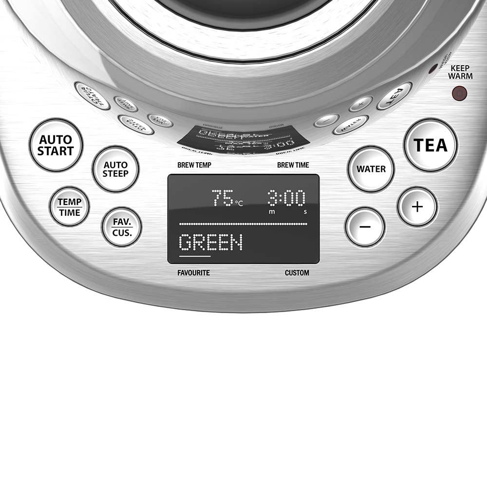 Gastroback Advanced 42440 – Tee- & Wasserkocher, 1,5 l, 2000 W, Glas/Edelstahl, Warmhalten, 360°-Basis
