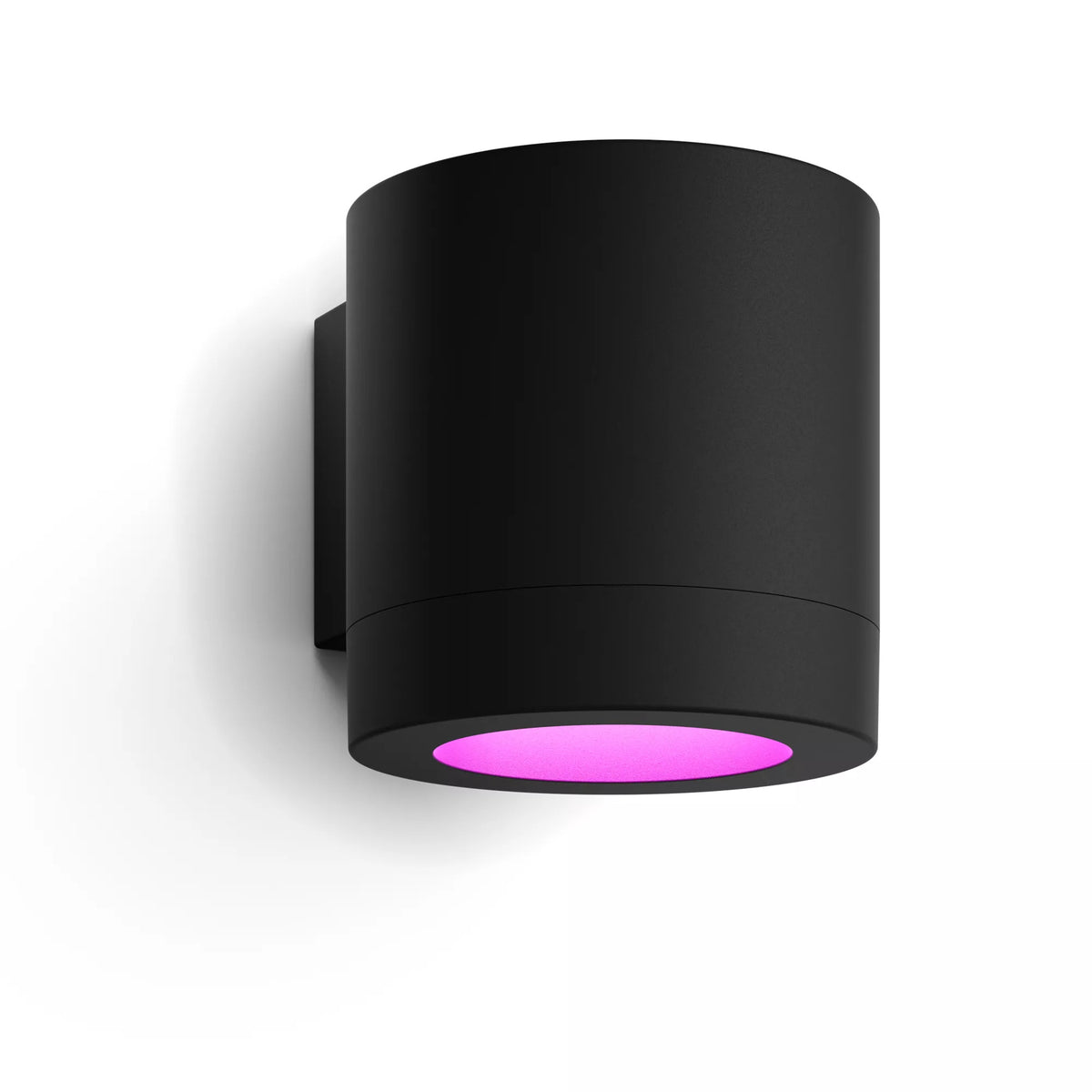 Philips by Signify Philips Hue Aussenwandleuchte – Farbwechsel, variable Farbtemperatur – Schwarz – Aluminium