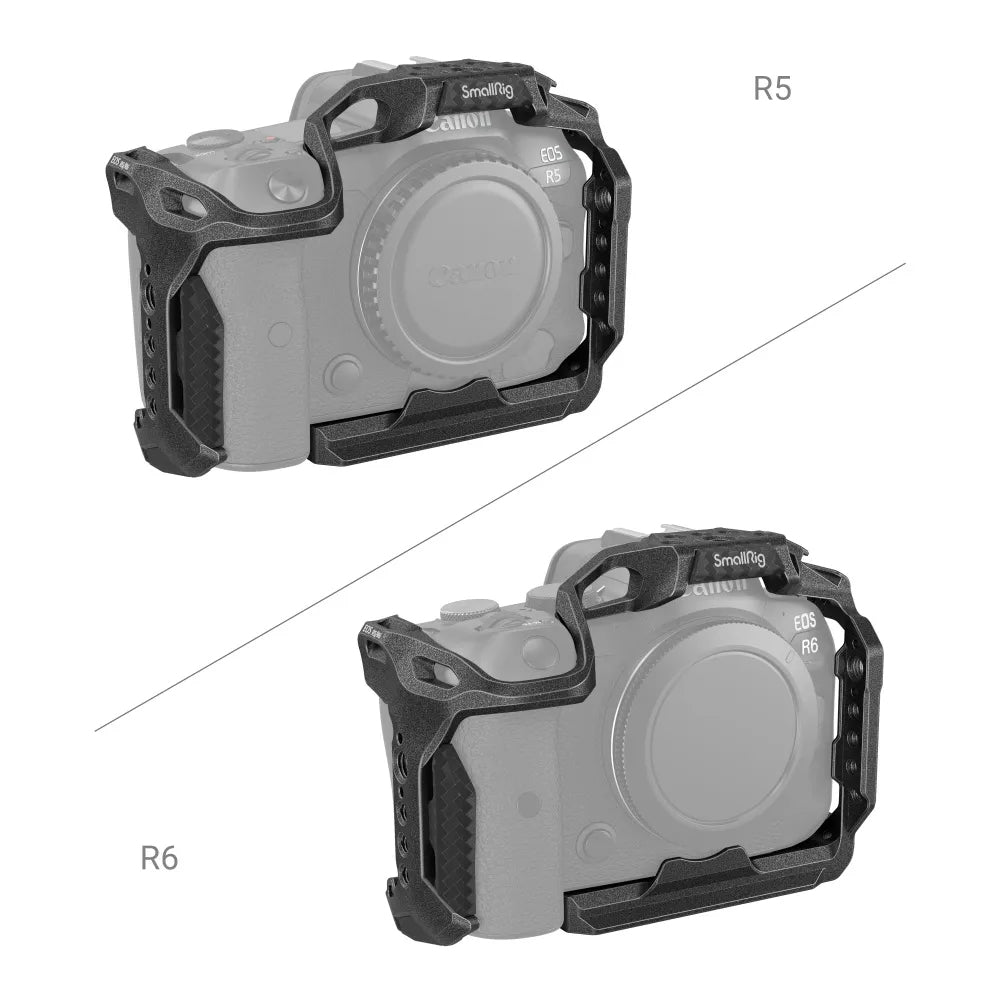 SmallRig 3233B Black Mamba Cage – Kameracage – für Canon EOS R5 C, EOS R5, EOS R6 – Schwarz