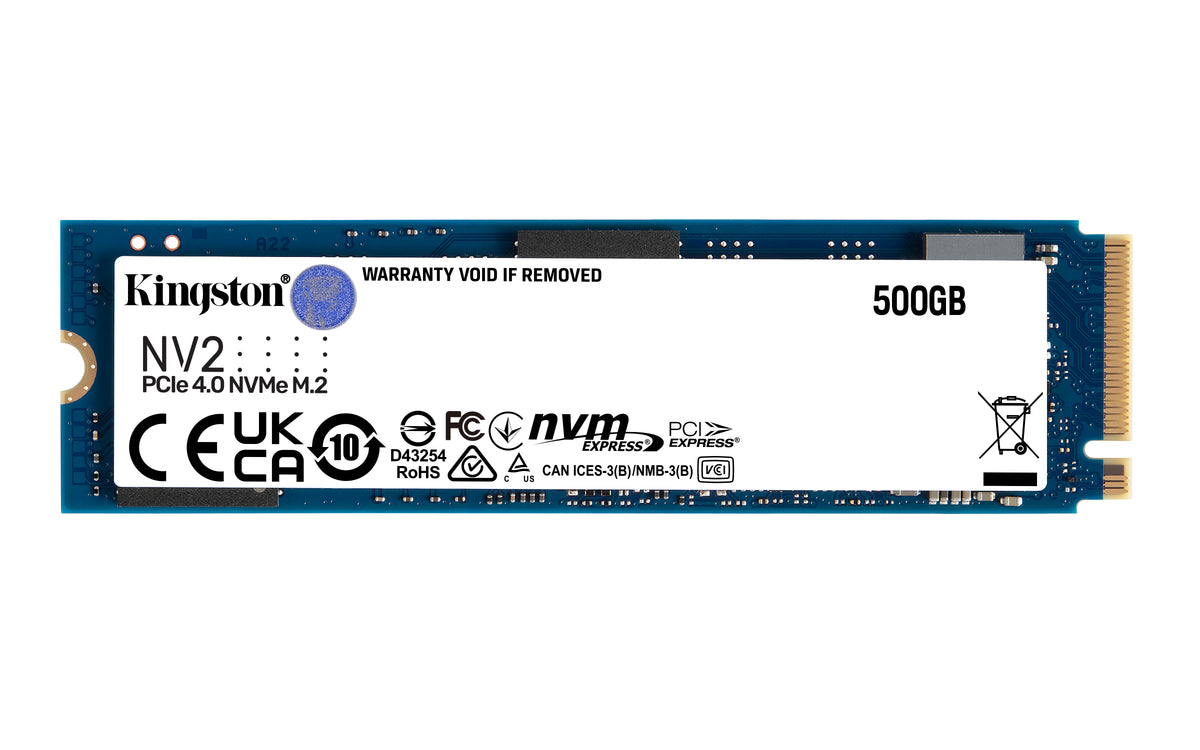 Kingston Technology Kingston NV2 500 GB – M.2 2280, PCIe 4.0, NVMe