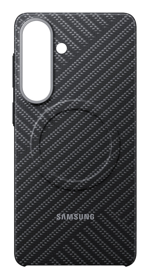 Samsung Carbon Magnet Backcover – für Samsung Galaxy S26+, Kohlefaser, Dunkelgrau