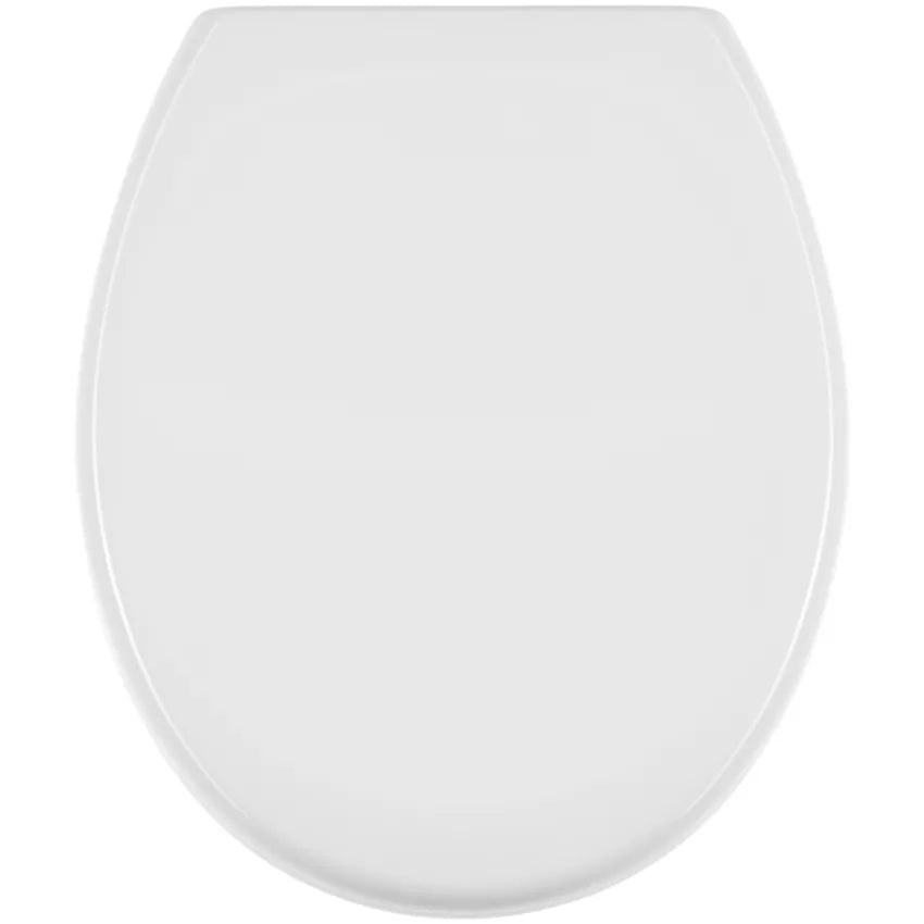 Diaqua Evia – WC-Sitz – Duroplast, weiss, verlängert, mit Deckel, 46,5 × 38,5 cm