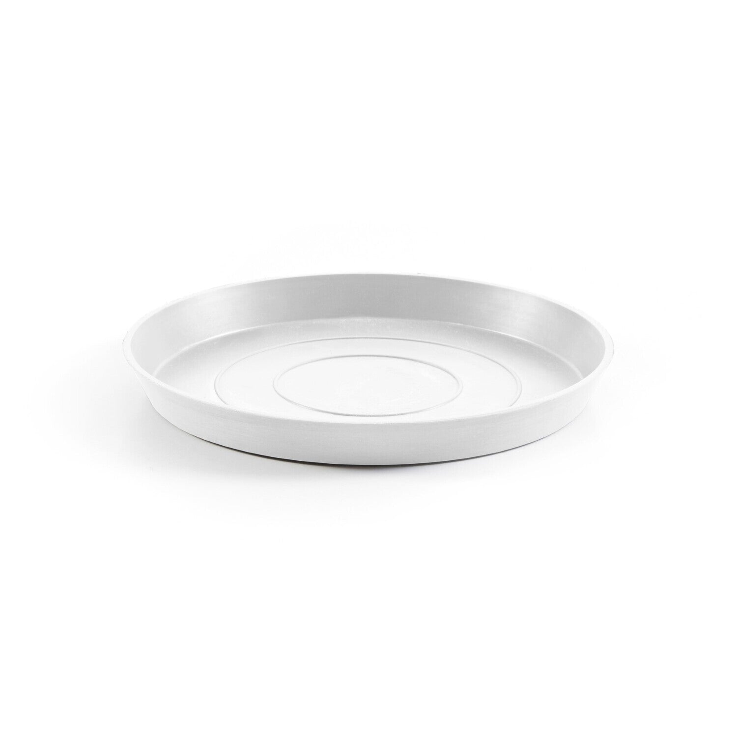 Ecopots Schale – Recycling-Kunststoff, Weiss – Ø 37 × 3,5 cm