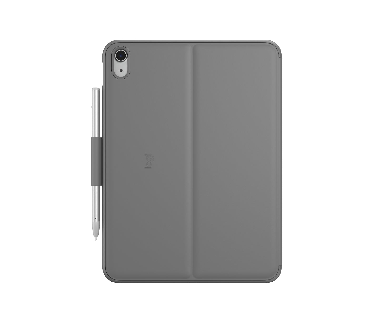 Logitech Slim Folio – Tastatur, US-Layout (EN), Grau – für iPad (10. Generation)