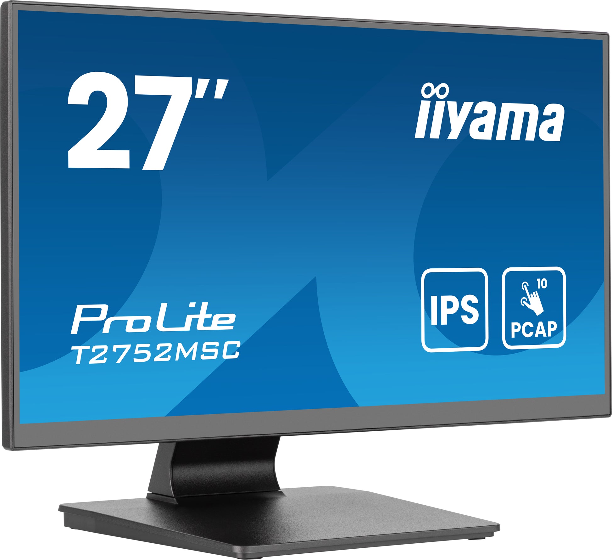 iiyama ProLite T2752MSC-B1AG – Touch-Monitor 27" – 1920 × 1080 (Full HD), IPS, PCAP 10-Punkt, HDMI/DP
