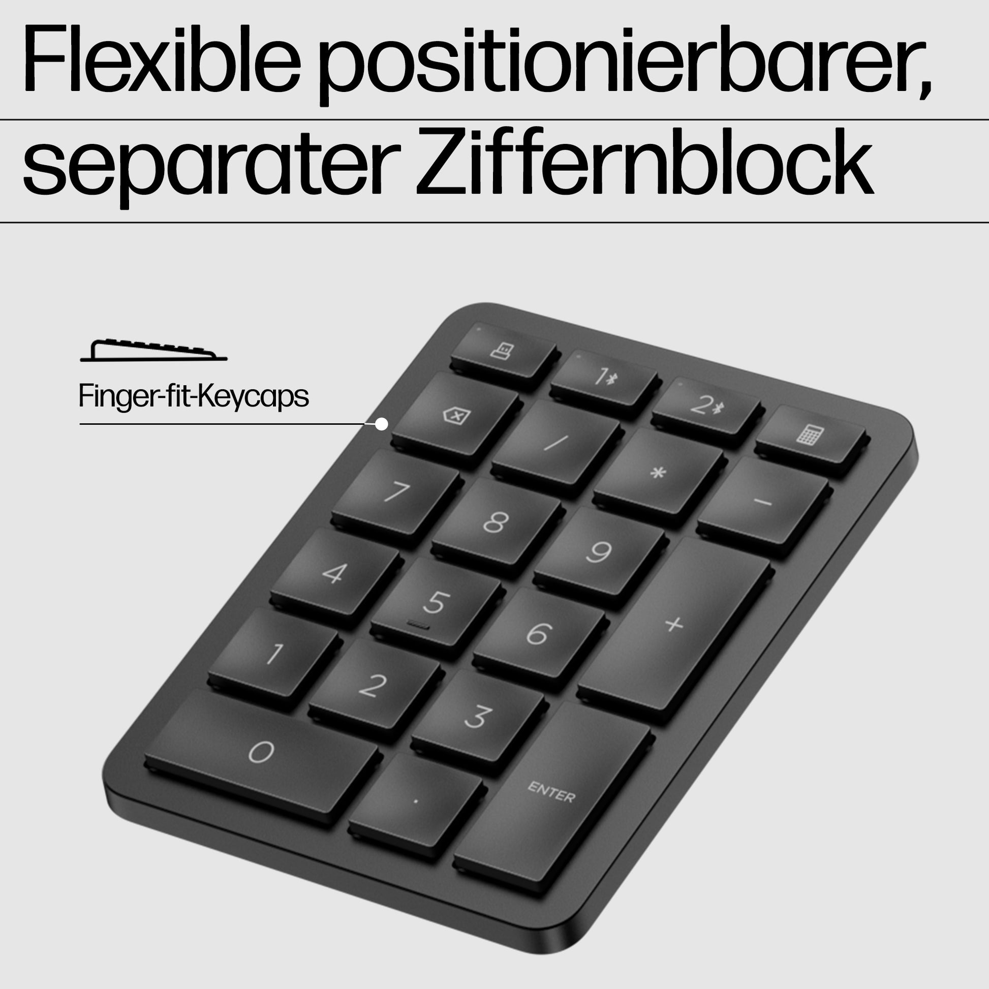 HP 965 – Tastatur, kabellos, ergonomisch