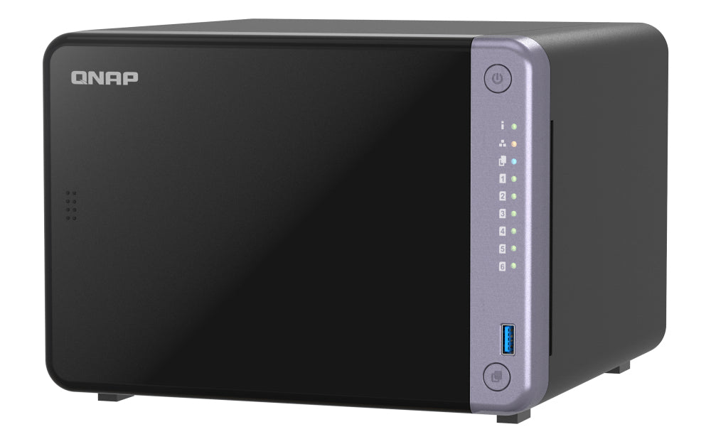 QNAP TS-632X-4G NAS – 6-Bay 3,5", AL-524 4-Kern 2,0 GHz, 4 GB DDR4