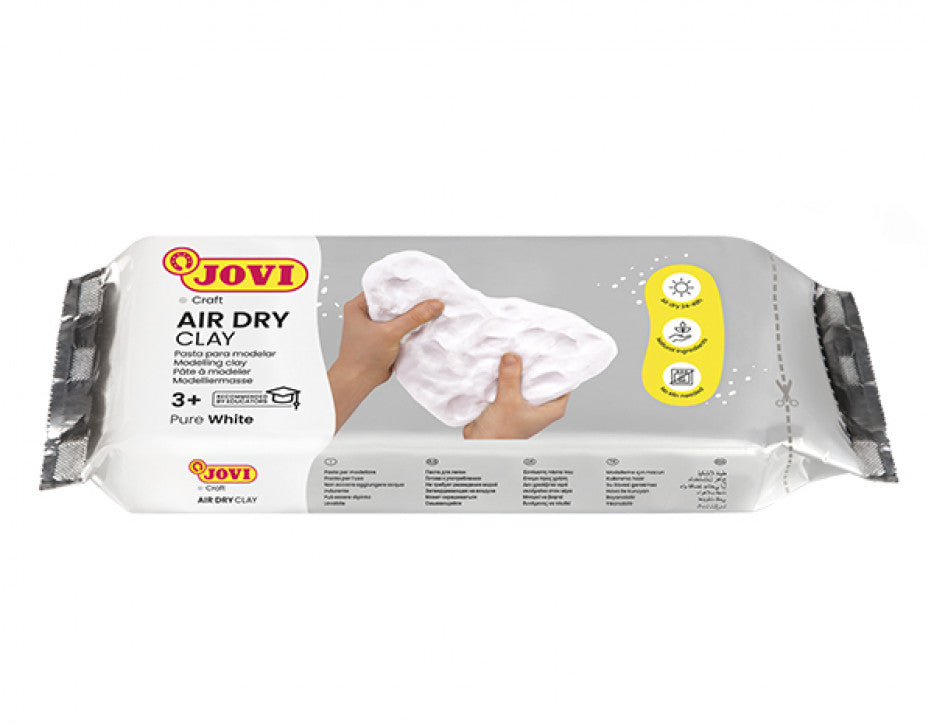 Jovi Modelliermasse, Lufttrocknend, Weiss, 1 kg