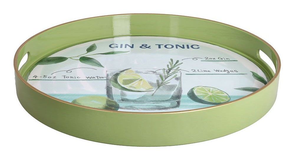 Tognana Porcellane Serviertablett Serving – Ø 38,0 cm, H 4,0 cm, Kunststoff (PP), Grün