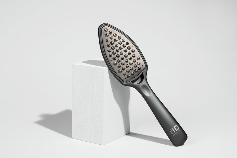 Parsa Beauty Hornhautraspel – manuell, 22,2 cm – Anthrazit, Edelstahl