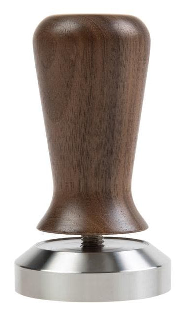 Furber. Furber – Stampfer – Ø 5,1 cm – für Kaffeemaschinen, Walnussholz/Edelstahl