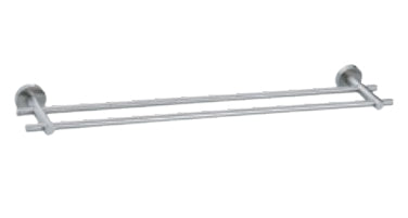 TESA Handtuchhalter MOON – 64×11,5×4,9 cm, Metall, Klebestreifen, Edelstahl