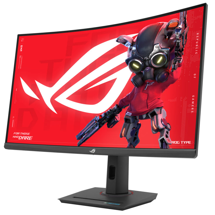 ASUS ROG Strix XG32WCS – 31,5" Curved 1500R, 2560 × 1440 (WQHD), VA, 180 Hz, USB-C 8 W, DisplayHDR 400
