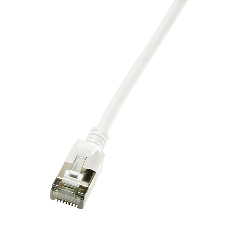 LogiLink CQ9011S Patchkabel – Cat6a U/FTP (STP), 0,3 m, Weiss, RJ-45