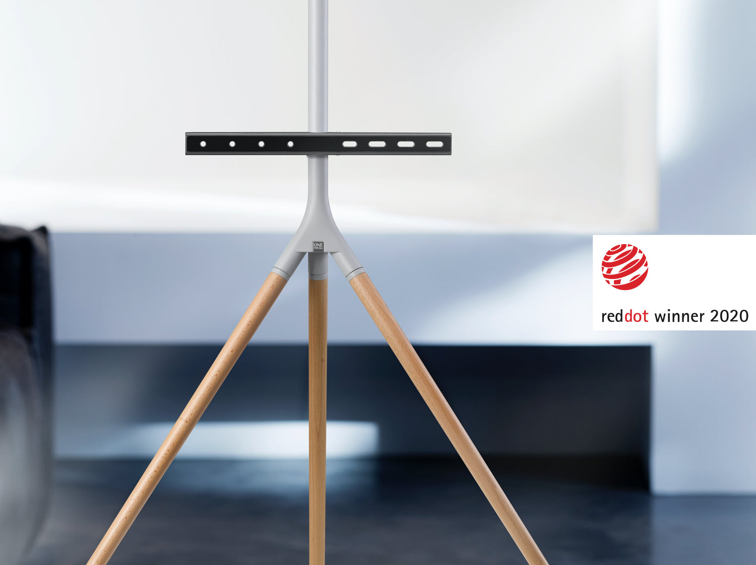 One For All Bodenständer – Vollbeweglich – 32–65" – VESA 200×100–400×400 – bis 30 kg, Kabelmanagement