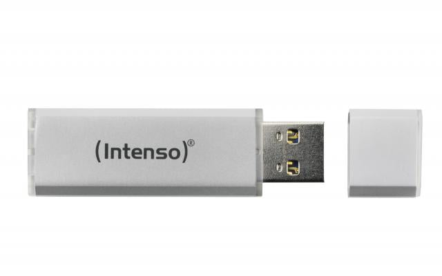 Intenso Ultra Line – 256 GB, USB-A (USB 3.2 Gen 1), Lesegeschwindigkeit 70 MB/s, Silber