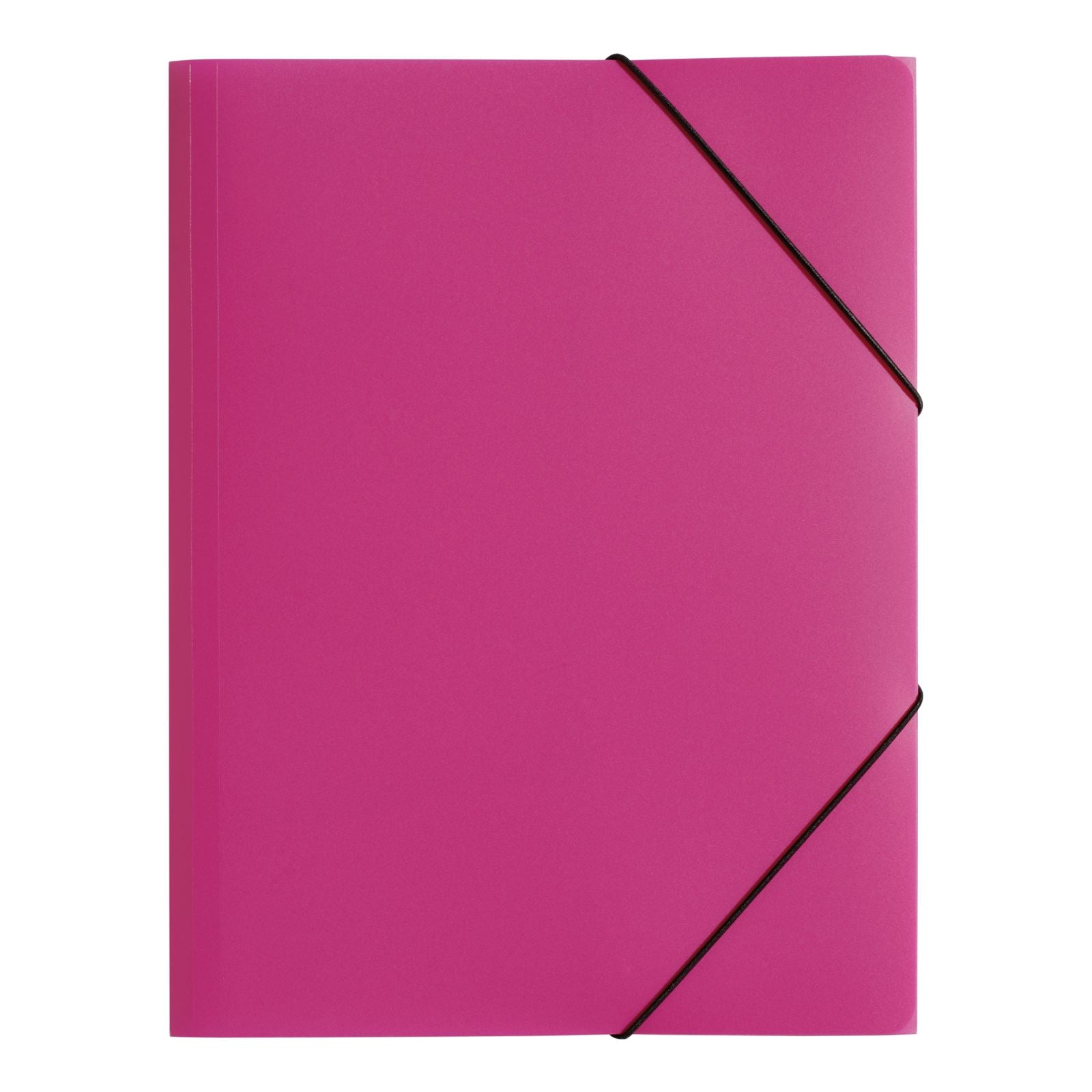 Pagna Gummibandmappe A3 – 3 Klappen, Polypropylen (PP), Pink, 5 Stk.
