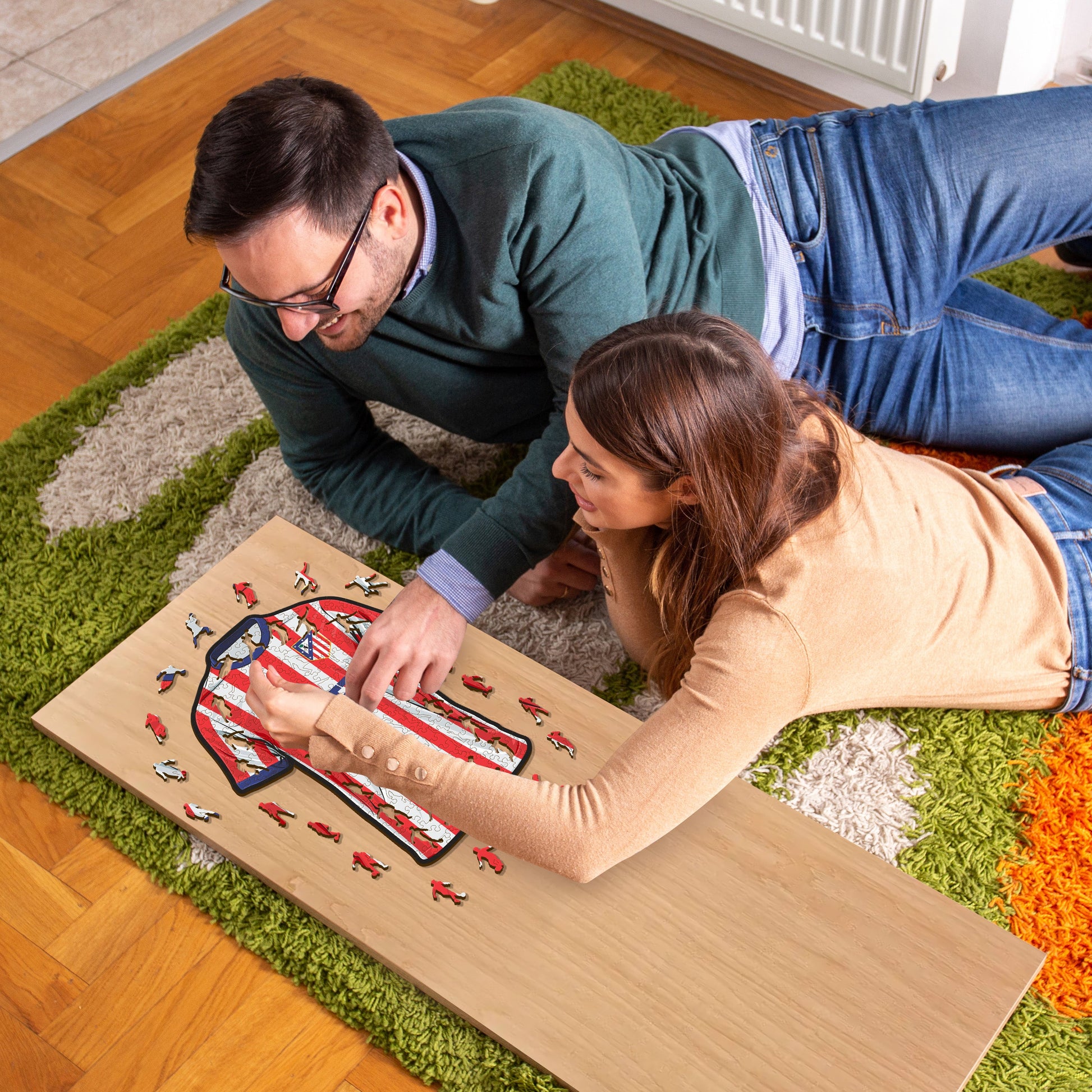Iconic Puzzles Atlético de Madrid Trikot – Logikspiel, ab 10 Jahren, 180 Min.